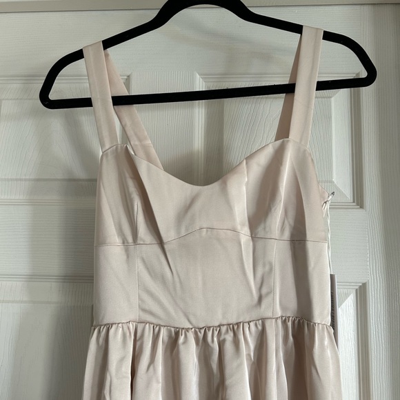 NWT Reformation Hollyhock Dress in Champagne Blush Pink - Picture 7 of 13
